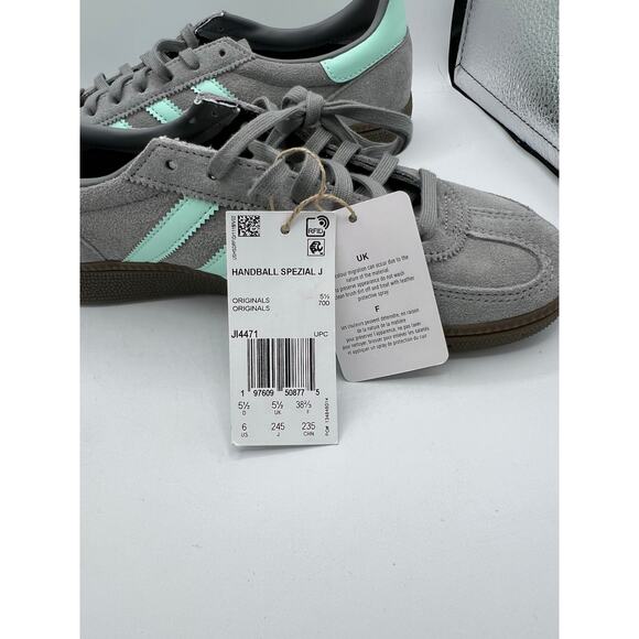 Adidas Handball Spezial J “Grey Clear Mint Gum” size 6y/7.5w - Picture 7 of 7
